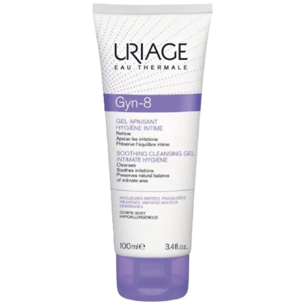 Uriage Gyn-8 Cleansing Gel - gently cleans, soothes irritation and provides comfort and freshness, 100 ml