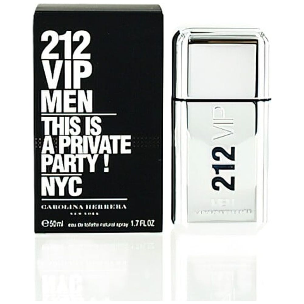 212 VIP Men by Carolina Herrera للرجال - أو دو تواليت، 50مل