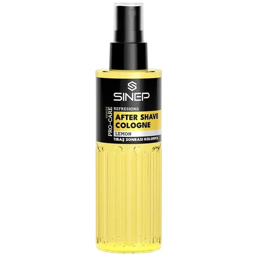 SINEP Pro-Care Lemon After Shave Cologne - soothes skin with refreshing lemon scent, 150 ml