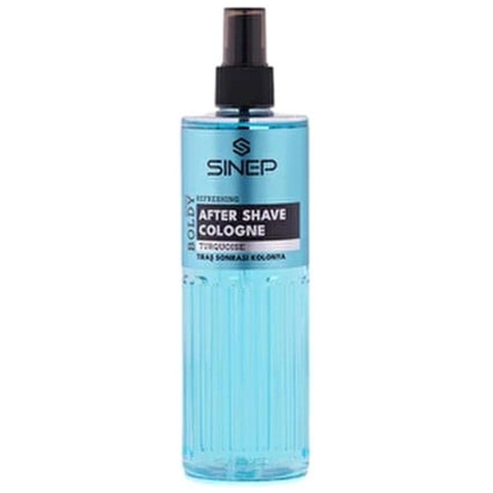 SINEP Boldy Turquoise After Shave Cologne - soothes skin and provides refreshing scent, 400 ml