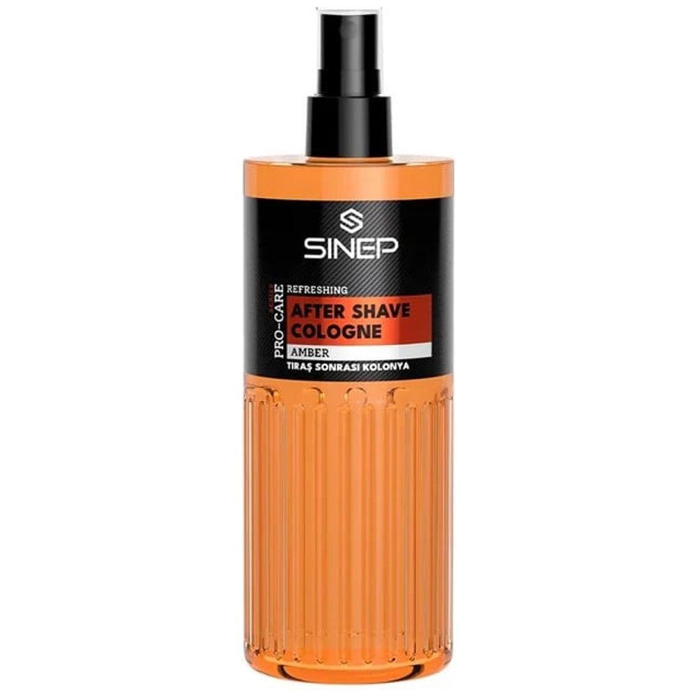 SINEP Pro-Care Amber After Shave Cologne - soothes skin and provides refreshing scent, 400 ml