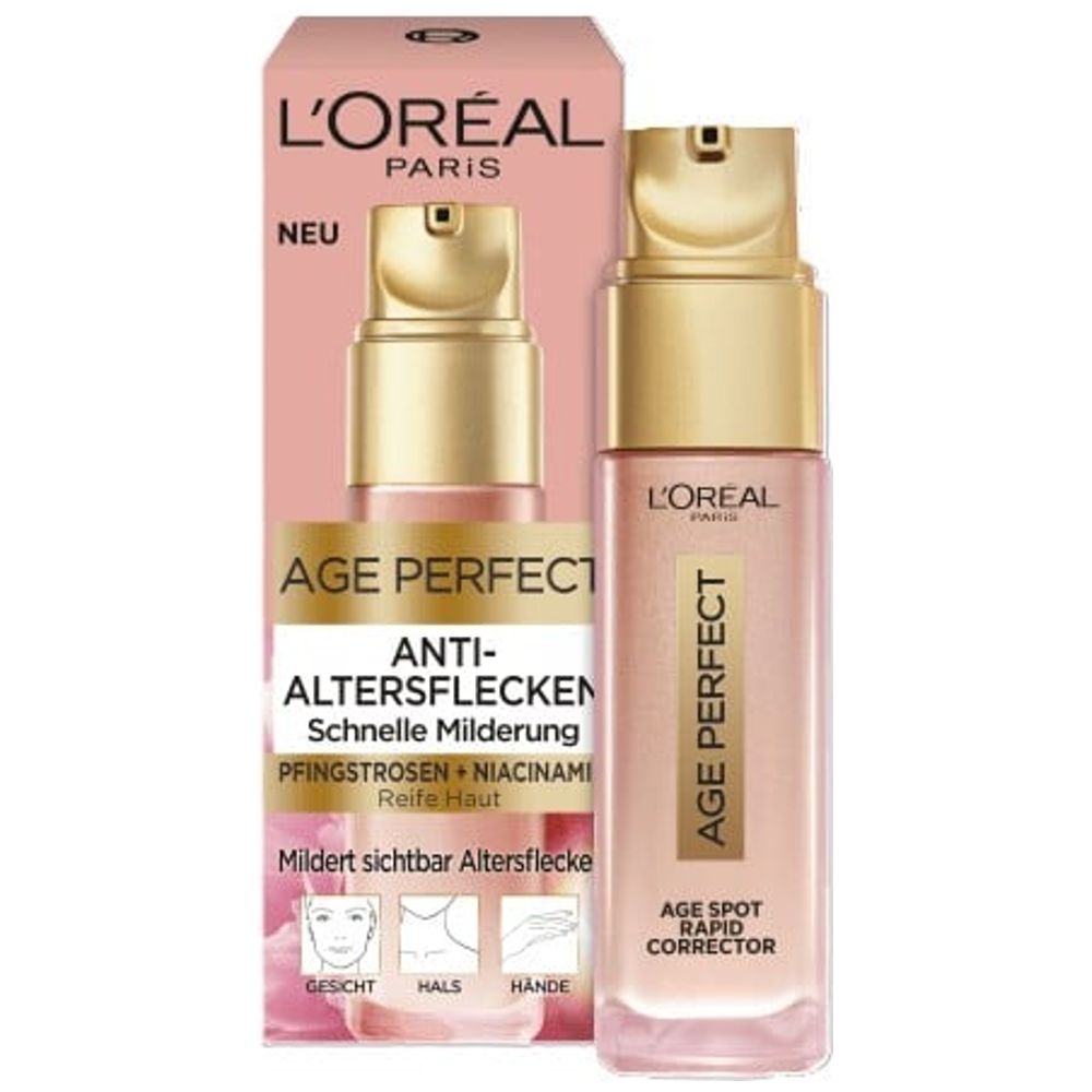 L'Oréal Paris Age Perfect مصل تصحيح بقع العمر - يقلل البقع الداكنة ويوحد لون البشرة، 30 مل