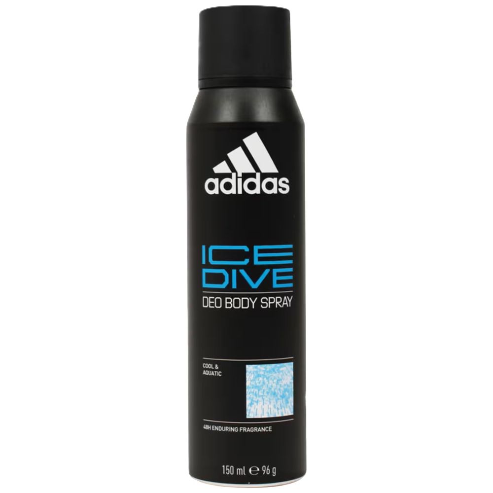 Ice Dive Deo by Adidas for Men - Body Sprays, 150 ml