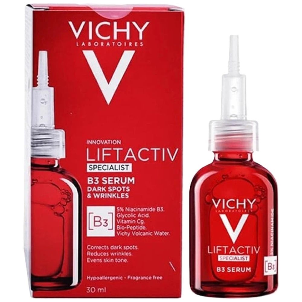 Vichy Liftactiv B3 Serum for Dark Spots & Wrinkles - Evens skin tone and boosts radiance, 30 ml