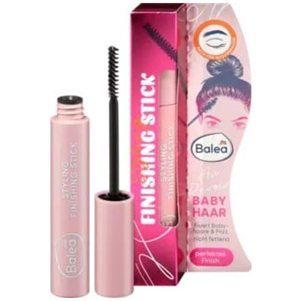 Balea Hair Styling Mascara - controls flyaways and baby hairs and provides light natural hold, 10 ml