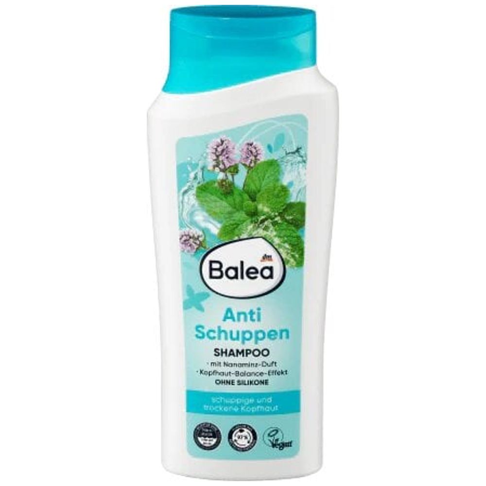 Balea Anti-Dandruff Shampoo - Reduces dandruff and balances the scalp with a refreshing cleanse, 300 ml