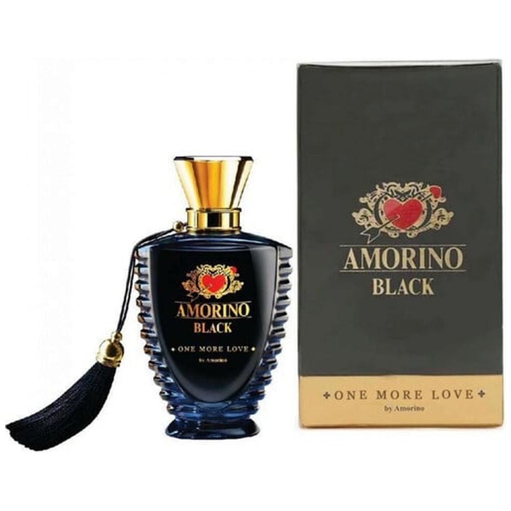 Black One More Love by Amorino for Unisex - Eau de Parfum, 100 ml