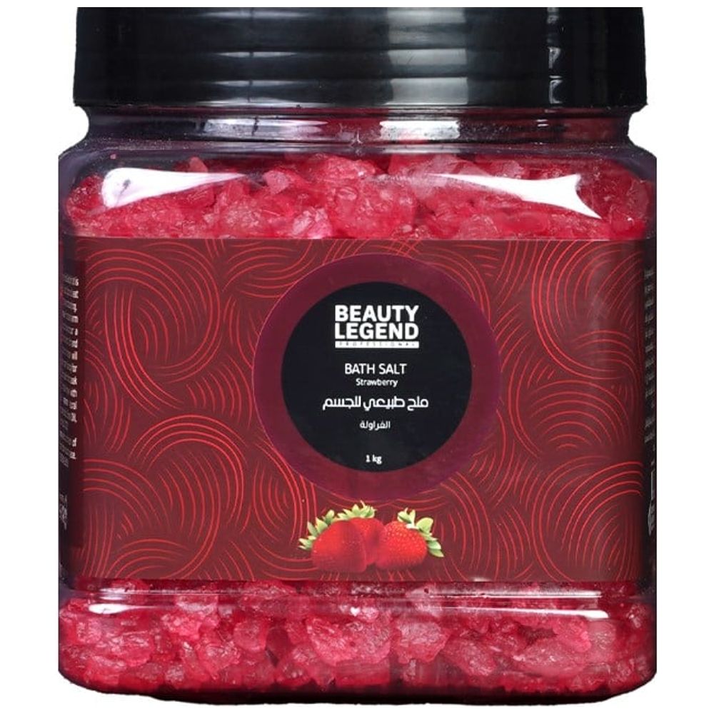 Beauty Legend Beauty Legend Strawberry Bath Salt - provides a refreshing scent, dissolves in water, and leaves the skin soft