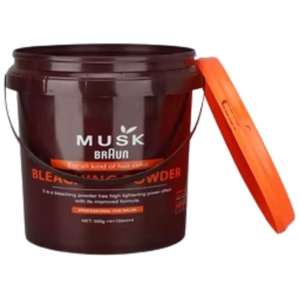 Braun Musk Hair Lightening Powder - to Lighten Hair Color and Remove Dye, 2 g