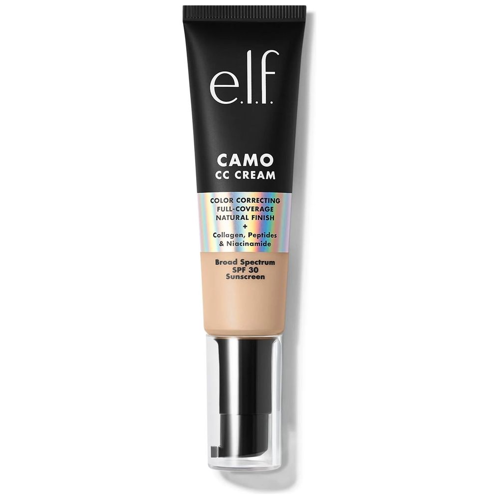 e.l.f. Camo CC Cream Foundation - SPF 30 with full coverage, Fair 120 N