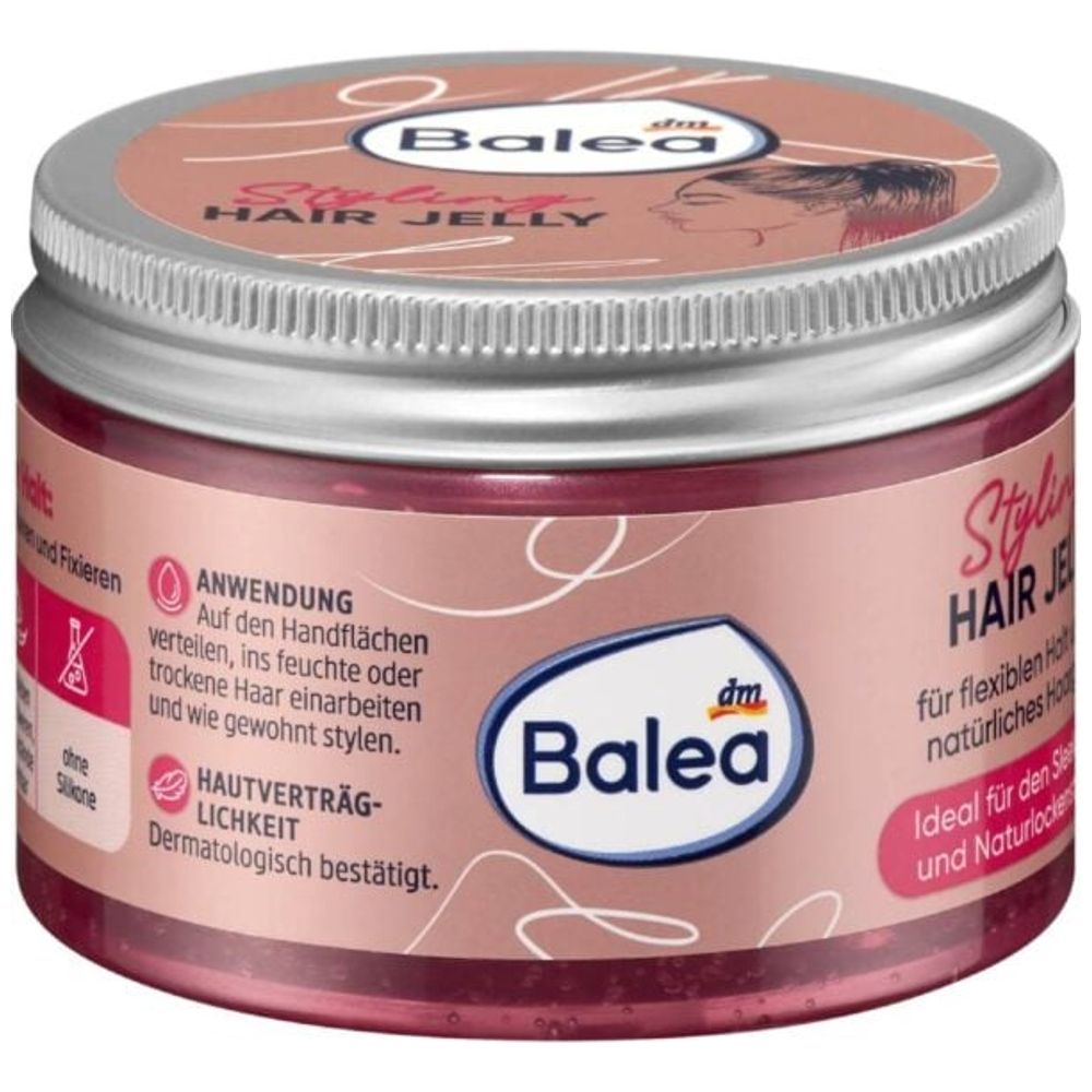 Balea Styling Hair Jelly - Flexible Hold for Sleek Looks & Natural Curls, 150 ml