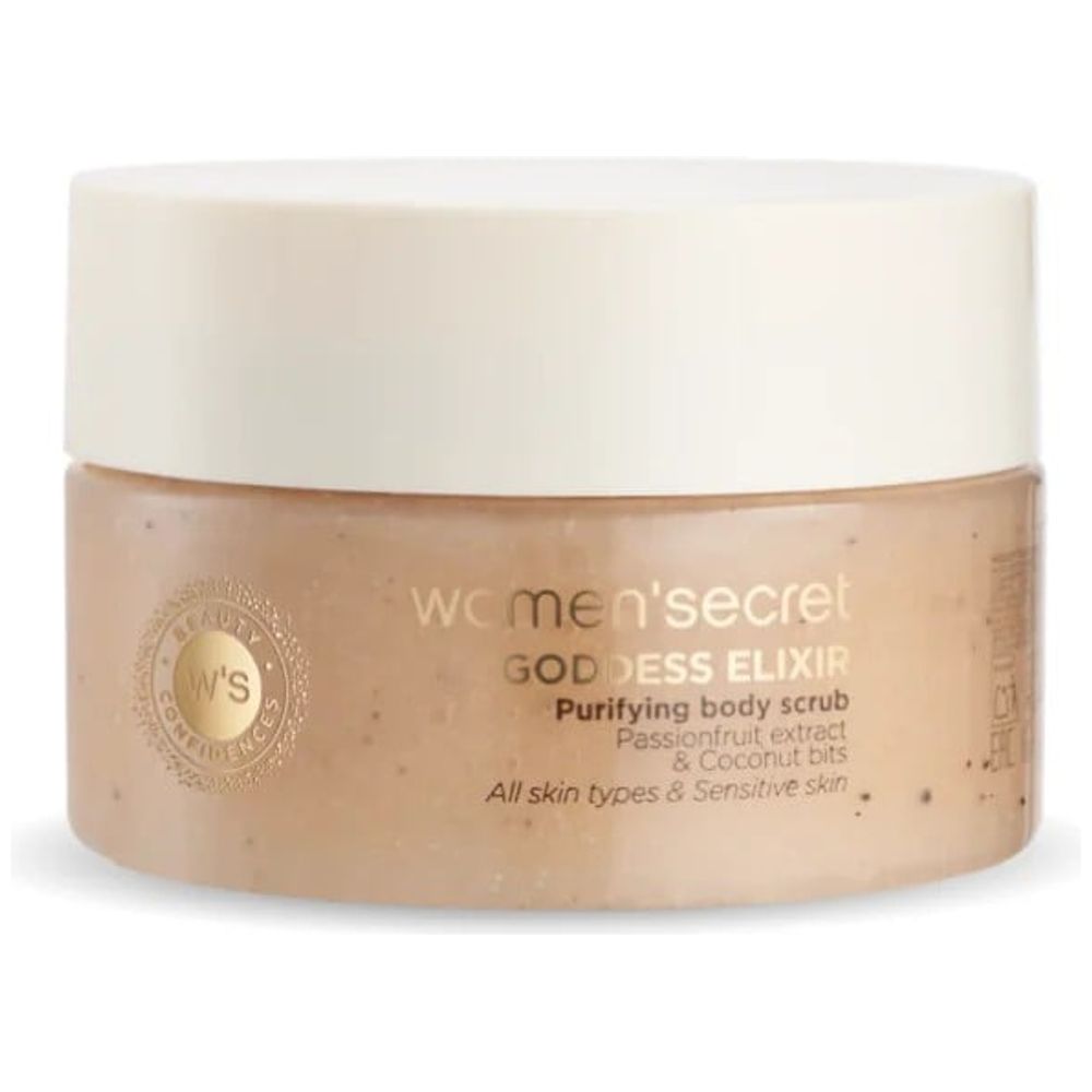Women Secret Goddess Elixir Body Scrub - Gently exfoliates and moisturizes skin, leaving it soft and renewed, 200 ml