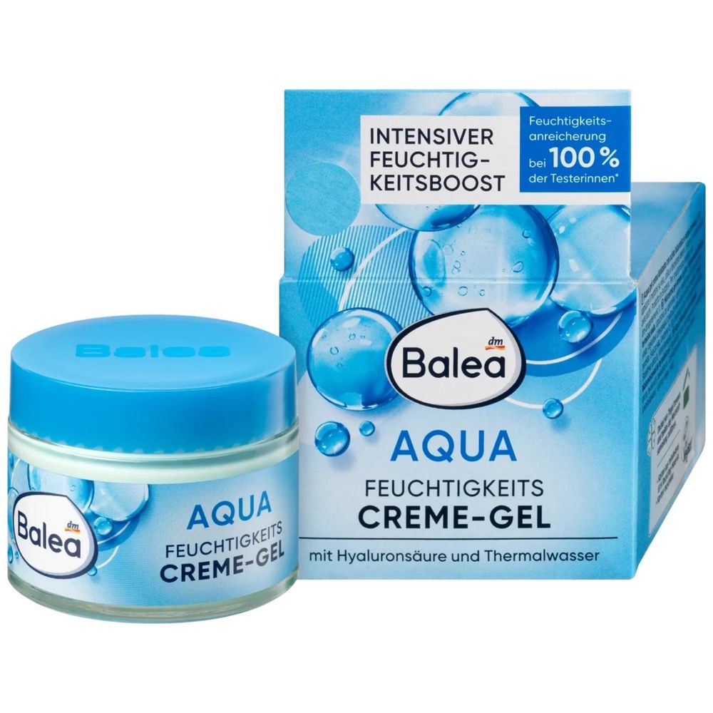 Balea Balea Aqua Hydrating Face Cream Gel - Provides intensive and long-lasting hydration for dehydrated skin, 50 ml 50 ml