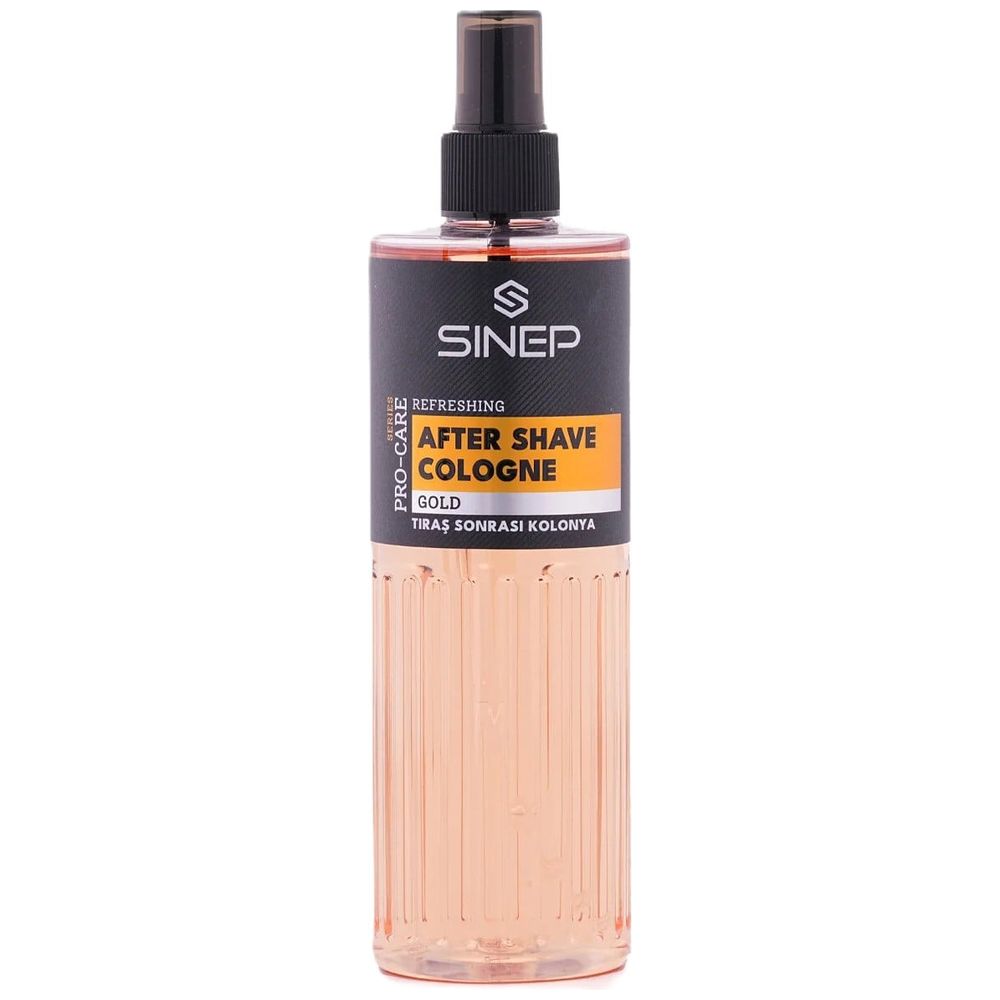 SINEP Pro-Care Gold After Shave Cologne - soothes skin and provides refreshing scent, 400 ml