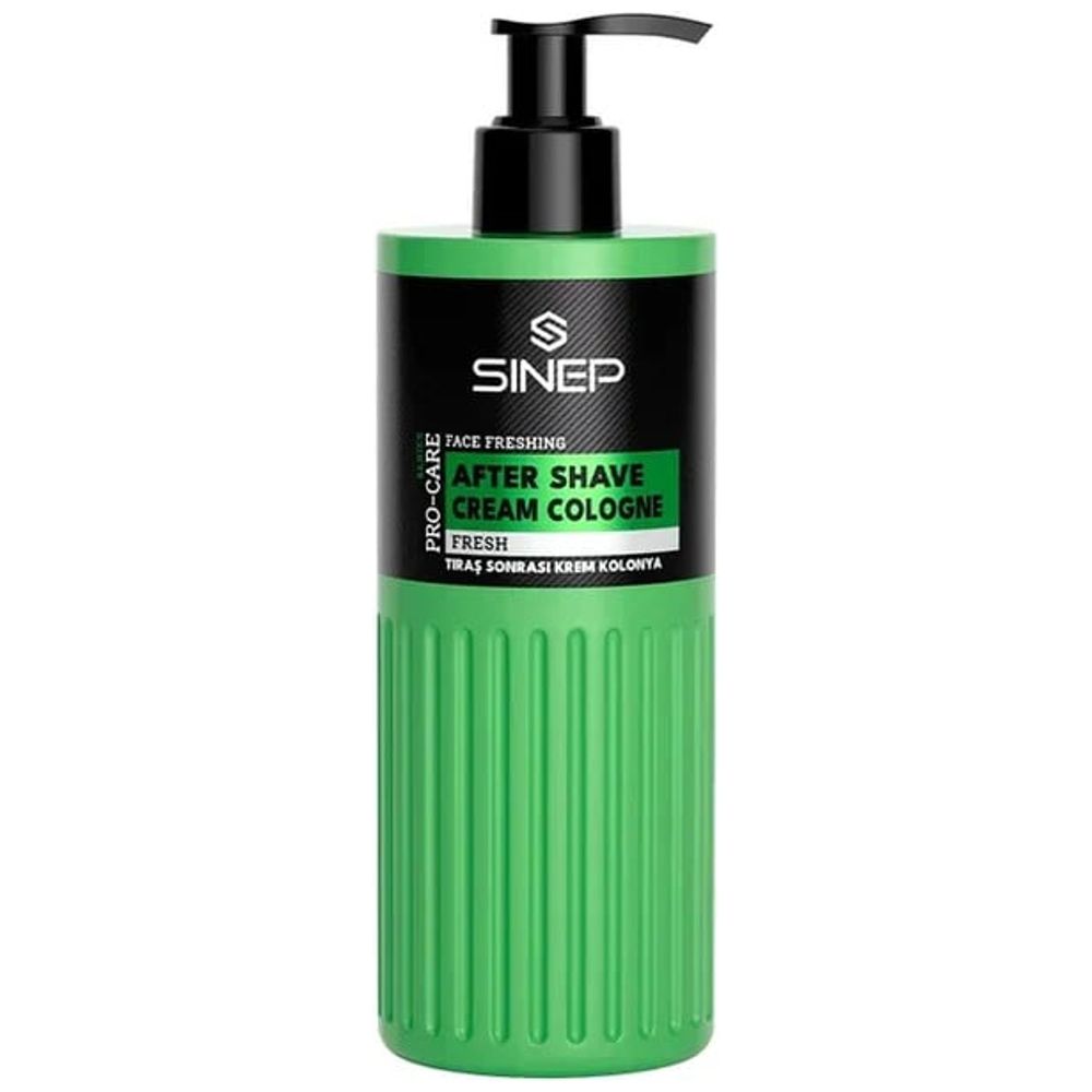 SINEP Pro-Care Fresh After Shave Cologne Cream - soothes and moisturizes skin after shaving, 400 ml