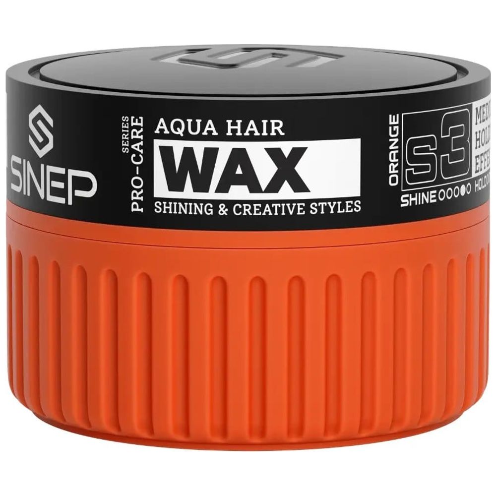 Sinep Aqua S3 Hair Wax - medium hold with natural shine, 150 ml