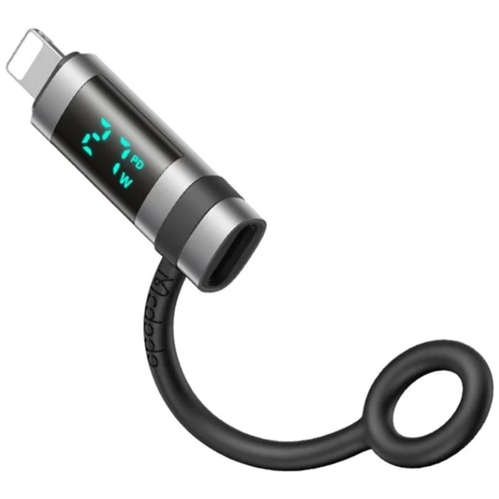 Mcdodo McDodo USB-C to Lightning Adapter - Digital Display - 36W - Gray 36W – 5,750 IQD Iraq