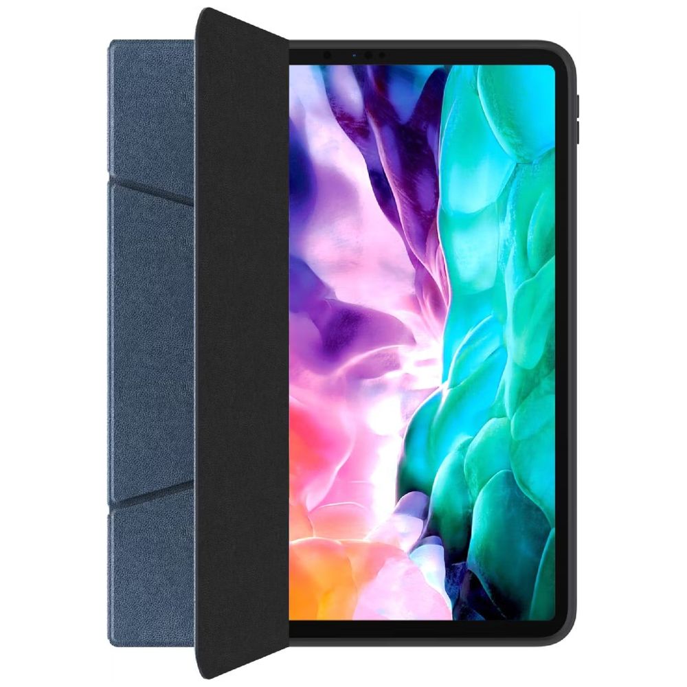 GREEN LION Green Lion Leather Case for iPad 10.2-inch - Multi-Angle Folding Design - Pen Holder - Blue 10.2-inch