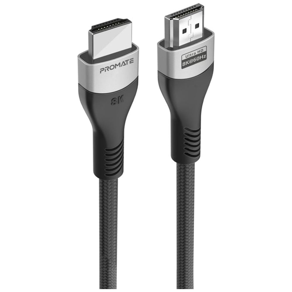 Promate HDMI Cable - 3m - 60Hz - 4K - Black 3m, 60Hz, 4K