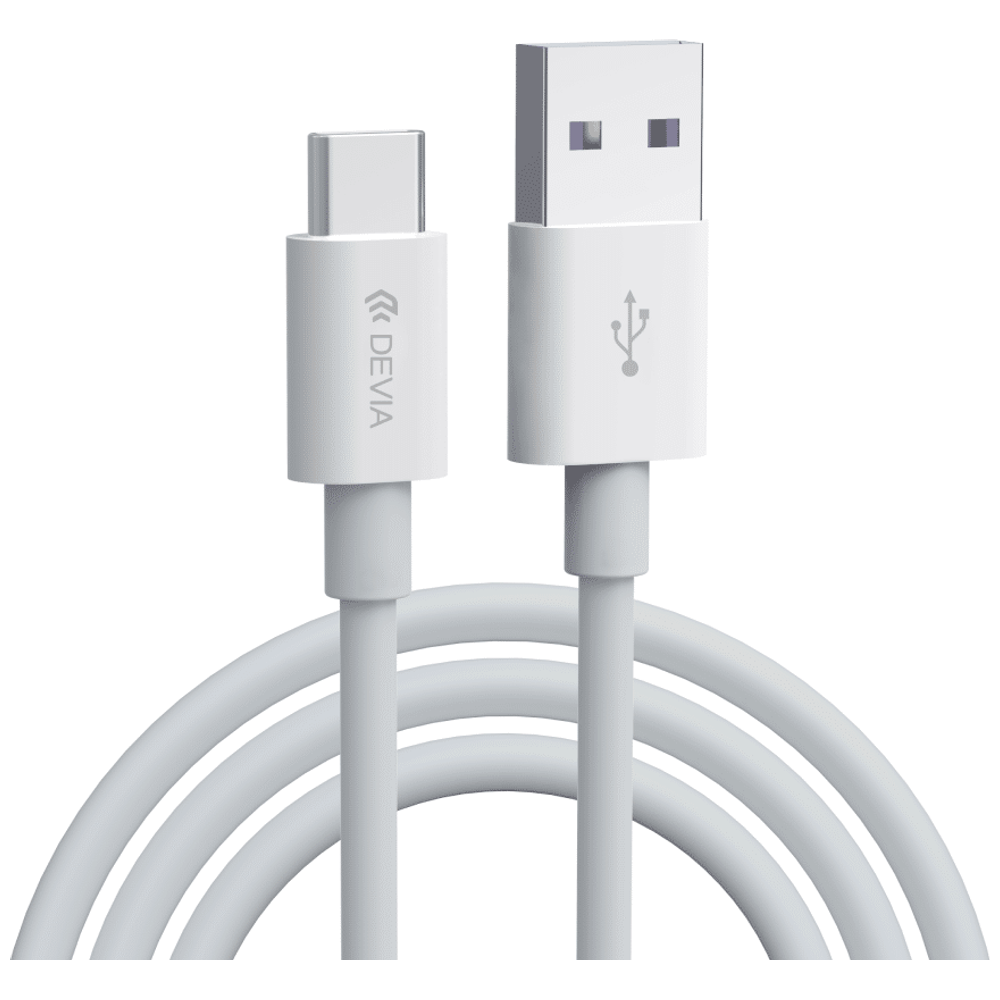 Devia USB-A to USB-C Cable - 1.5M - White 1.5M – 20,000 IQD Iraq