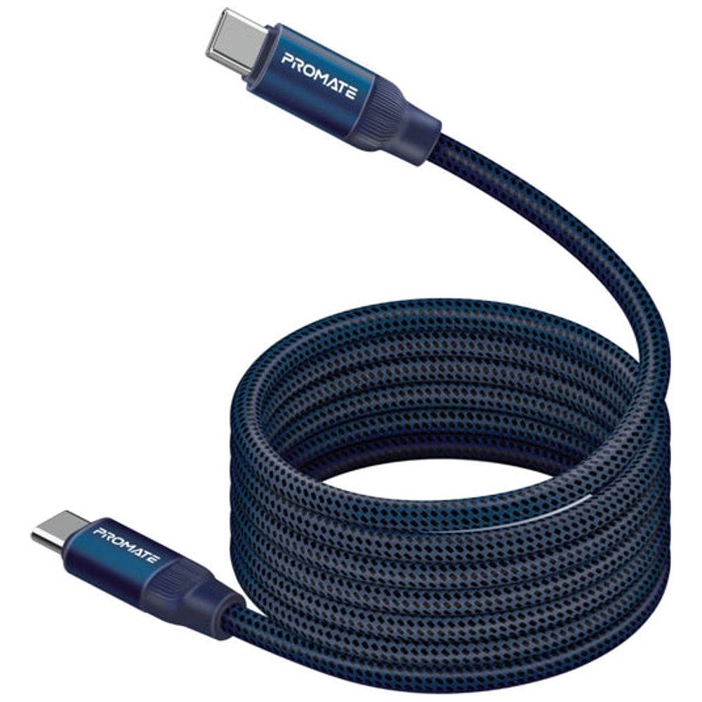Promate Promate USB-C to USB-C Charging Cable - 60W - 1.2m - Blue 60W, 1.2m – 18,000 IQD Iraq