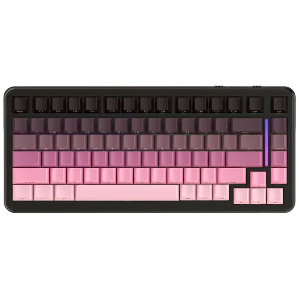ATTACK SHARK Attack Shark M86 Mechanical Keyboard - Bluetooth/Wireless/Wired 3D Connectivity - RGB Lighting - 4000 mAh Battery - Pink 4000mAh