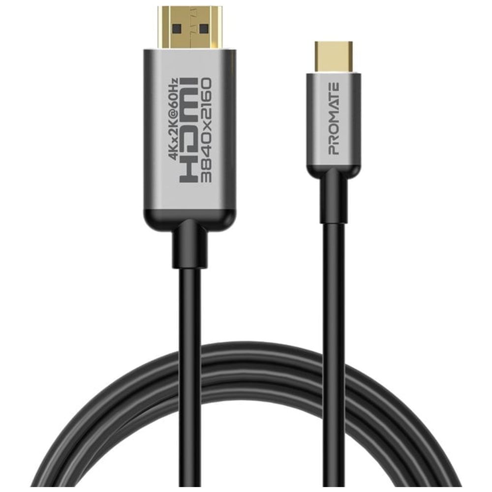 Promate Promate HDMI to USB-C Cable - 1.8m - Black 1.8m – 35,000 IQD Iraq