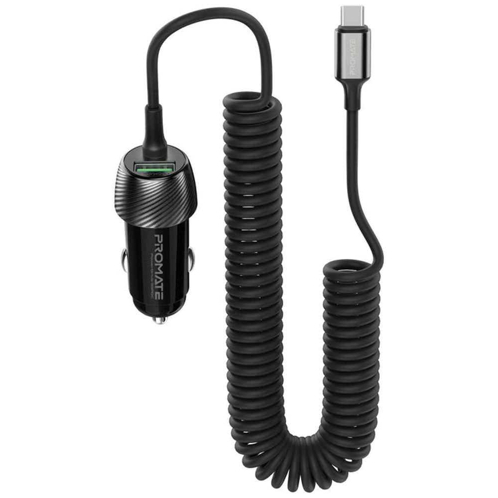 Promate Promate Car Charger - 33W - Black 33W – 23,000 IQD Iraq