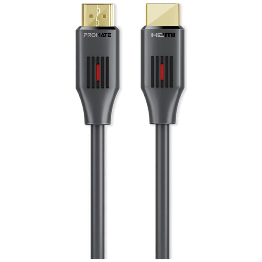 Promate HDMI Cable - 3 Meters - 60Hz - 4K - Black 3 Meters