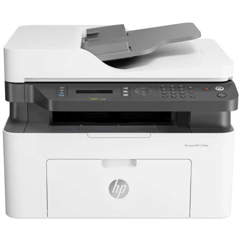 HP HP 4ZB84A Laser Printer - 4-in-1 Multifunction Printer - Wi-Fi Connectivity - White