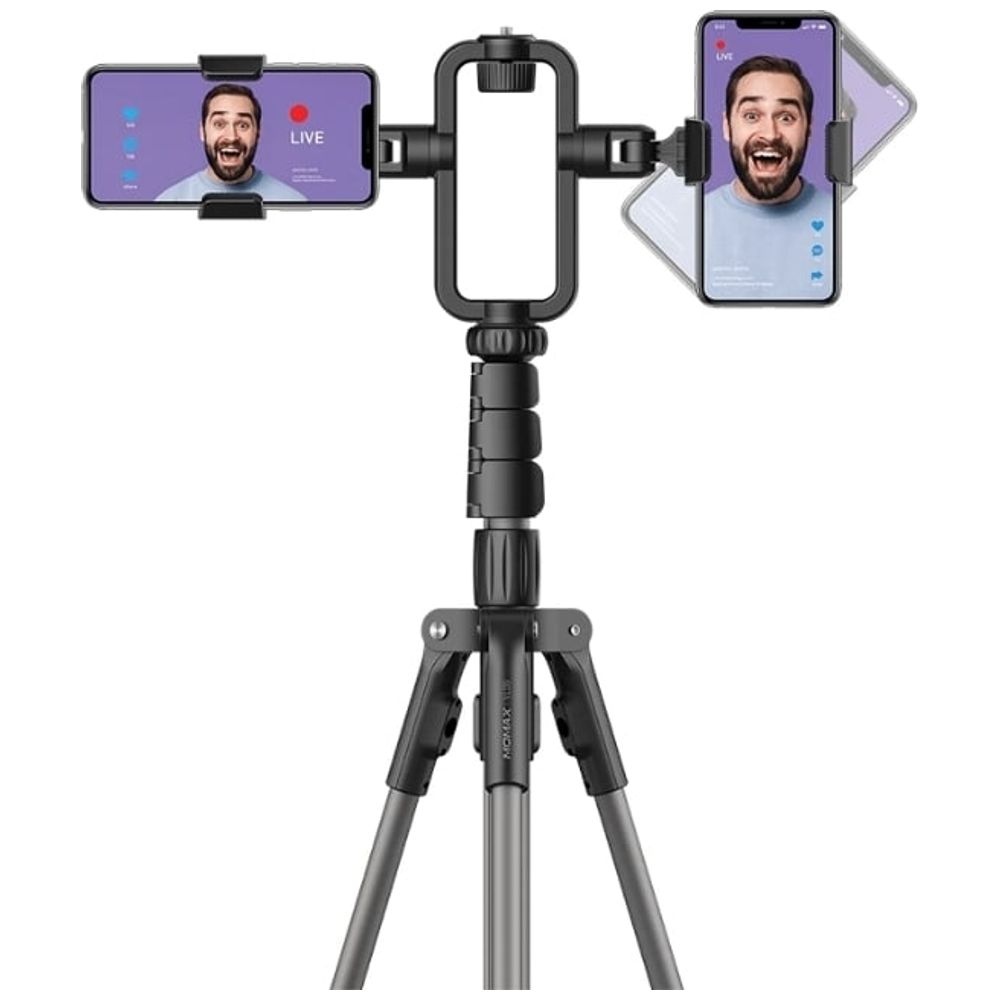 Momax Momax Phone Holder - For Live Streaming - 1.9m Length - Durable Aluminum Body - Black 1.9m – 71,500 IQD Iraq