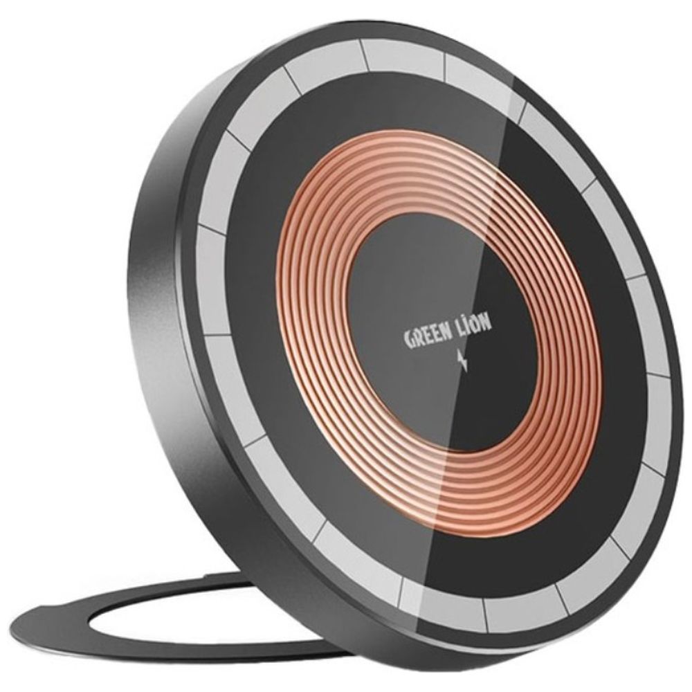 Green Lion Wireless Charger - 15W - N52 Magnet - Black 15W – 27,500 IQD Iraq