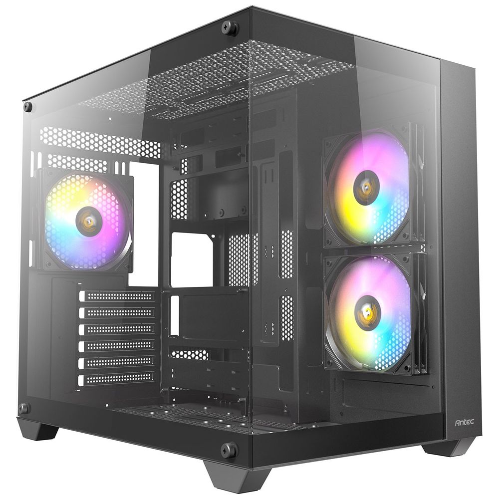 ANTEC	Computer Case - Panoramic Tempered Glass, 3 Fans, Supports ATX/Micro-ATX/ITX, USB 3.0/2.0 Ports and HD Audio - Black ATX/Micro-ATX/ITX, 3 Fans – 104,500 IQD Iraq