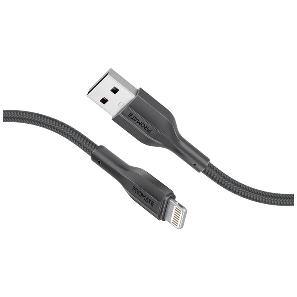 Promate Promate USB to Lightning Charging Cable - 2 m - Black 2m – 11,000 IQD Iraq