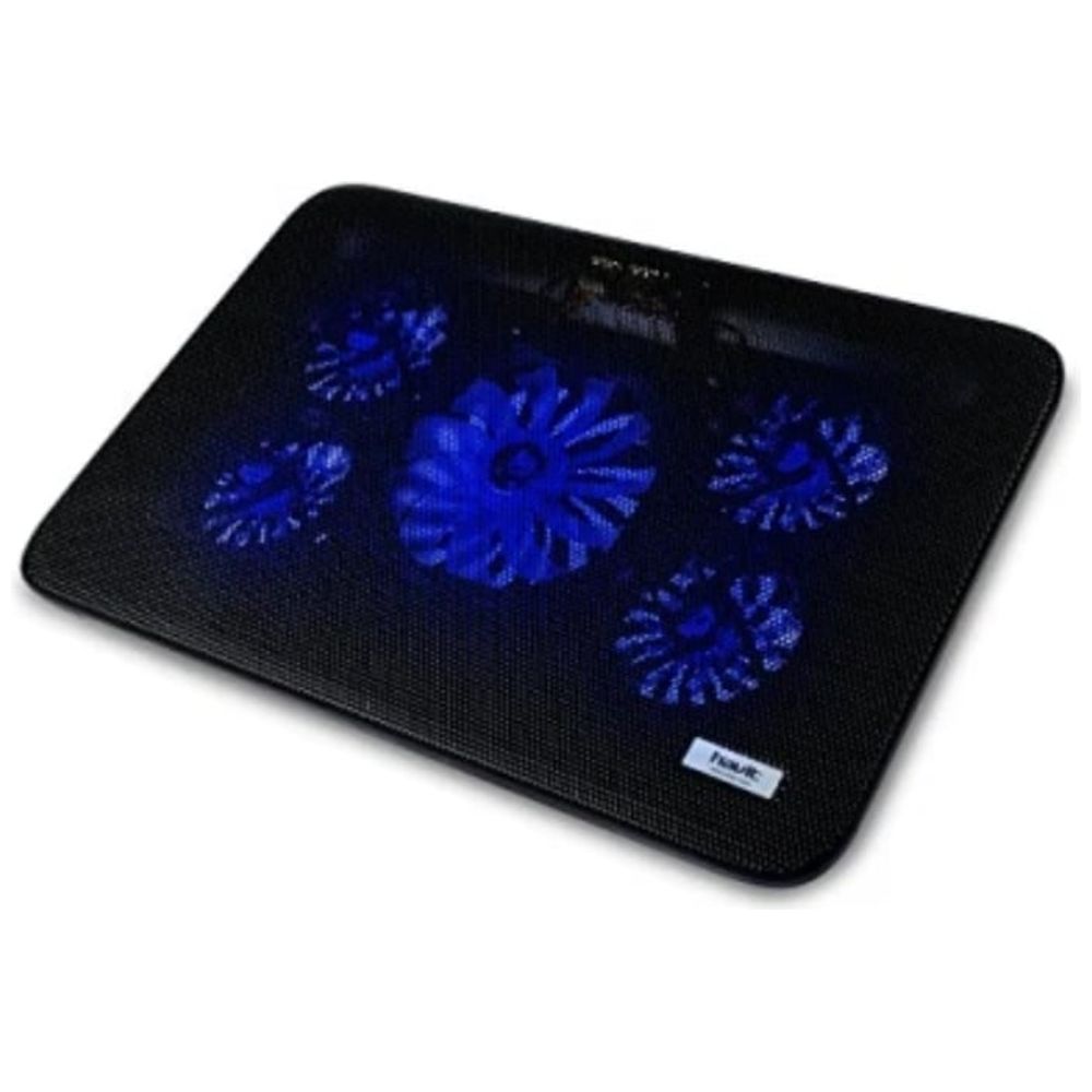 Havit Havit F2067 Laptop Cooling Pad - 5 Fan System - LED Lighting - Dual USB Ports - Up to 15.6 inches - Black 15.6 inch – 28,250 IQD Iraq
