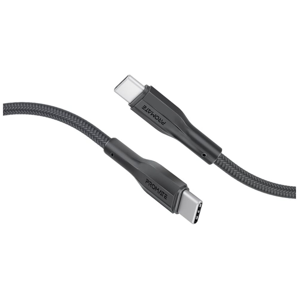 Promate Promate USB-C to USB-C Charging Cable - 60W - 2 m - Black 60W, 2m – 14,000 IQD Iraq