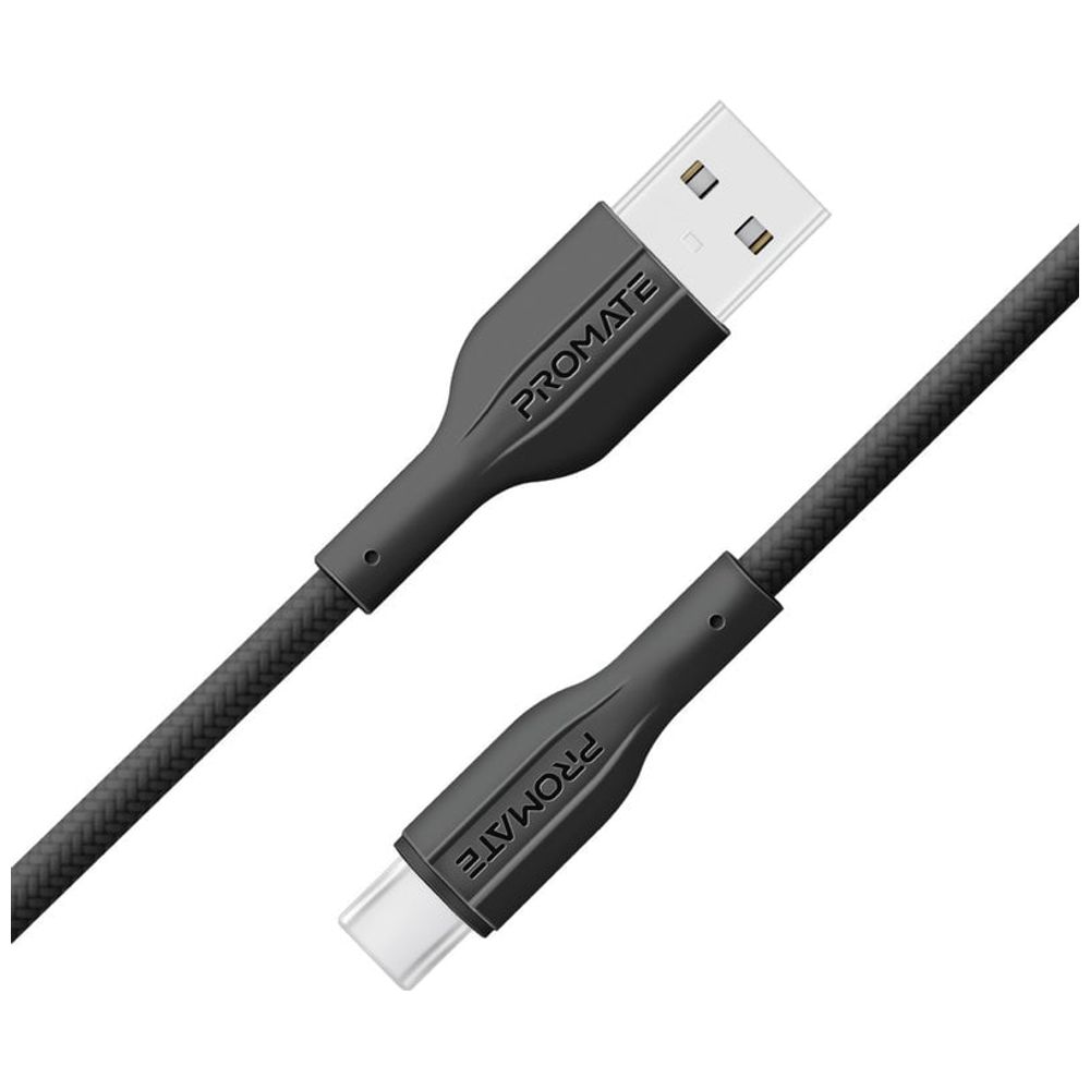Promate Promate USB-A to USB-C Cable - 2 m - Black 2m – 11,000 IQD Iraq