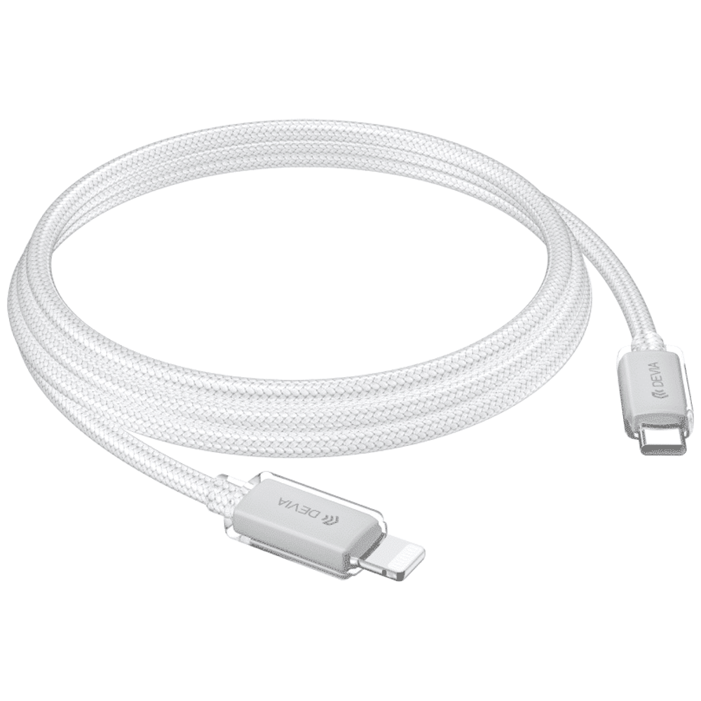 Devia USB-C to USB-C Cable - 27W - 1.5m - White 1.5m – 19,000 IQD Iraq