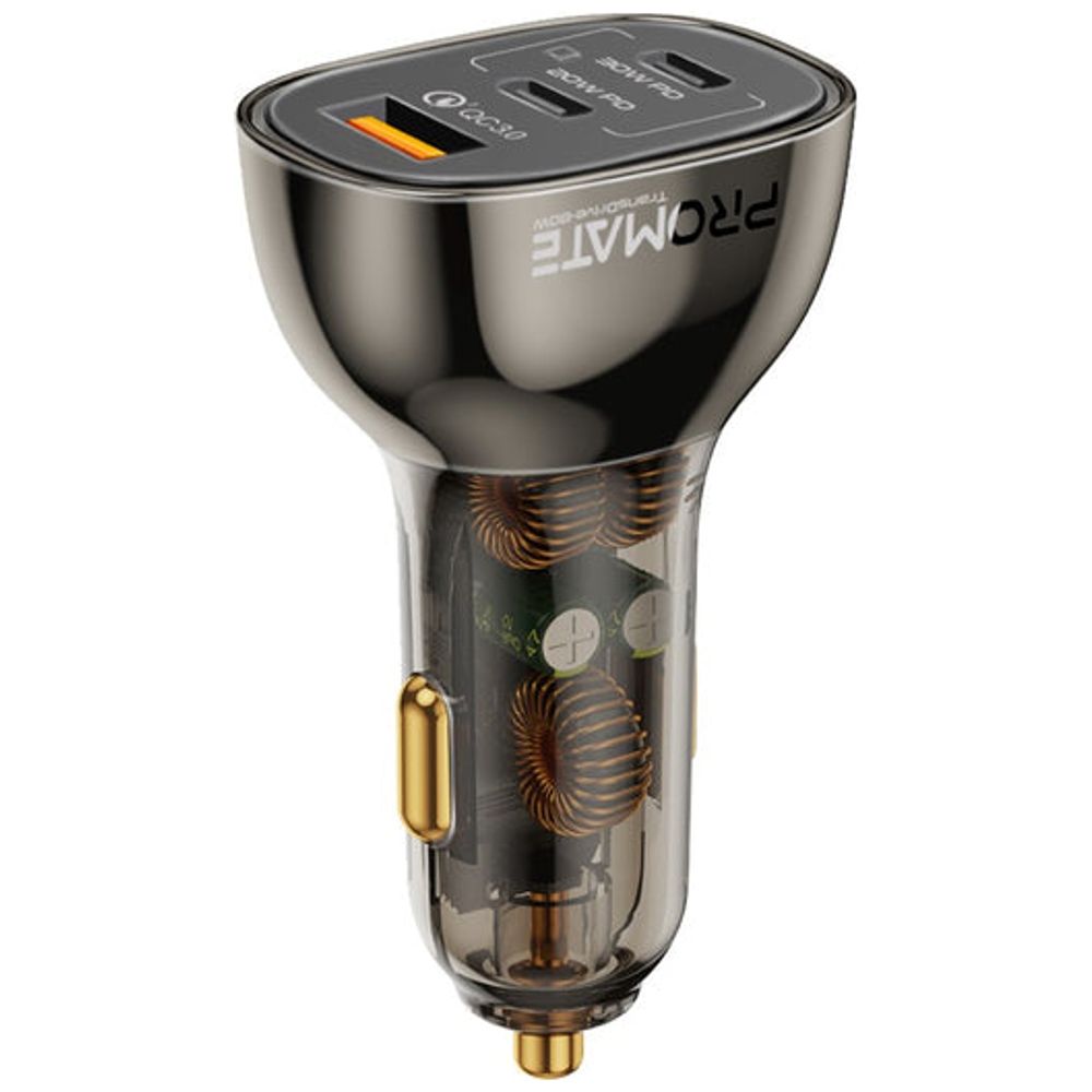 Promate Promate Car Charger - Multi-Port - 80W - Black 80W – 35,000 IQD Iraq