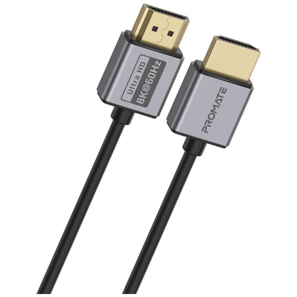 Promate Promate HDMI Cable - 1.5m - 60Hz - 8K - Black 1.5m