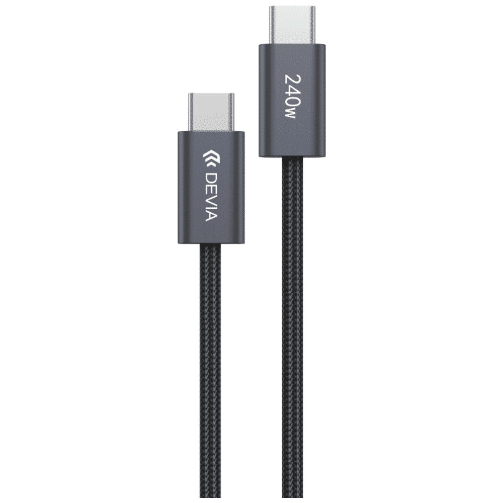 Devia USB-C to USB-C Cable - 240W, 2m, Black 2m – 25,000 IQD Iraq