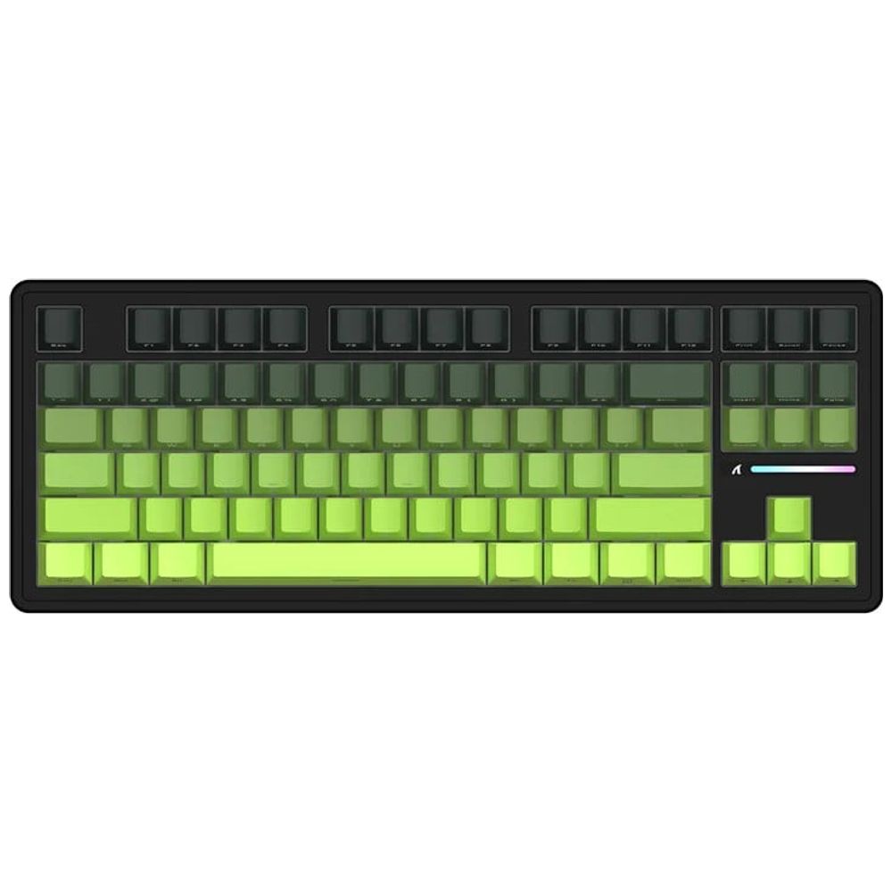Attack Shark M87 Pro Mechanical Keyboard - 3-Mode - Hot-Swap Interchangeable - 5000mAh Battery - RGB Lighting - PBT Keycaps - Green 5000mAh – 61,750 IQD Iraq
