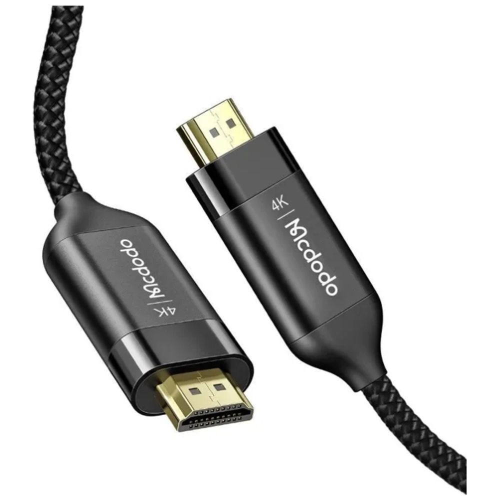Mcdodo McDodo HDMI Cable - 4K Ultra HD - 2 Meters - Black 4K, 2m