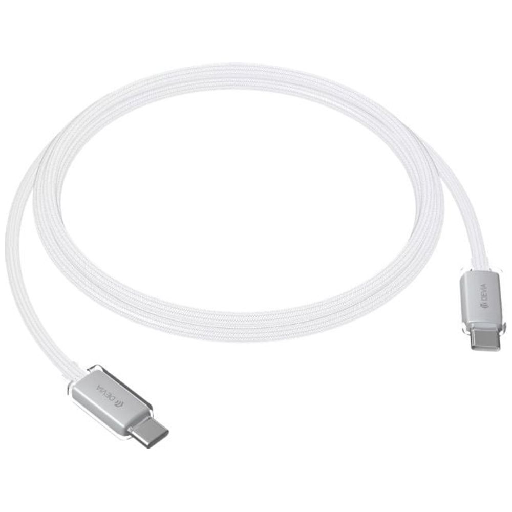 Devia USB-C to USB-C Cable - 60W - 1.5m - White 60W, 1.5m – 19,000 IQD Iraq