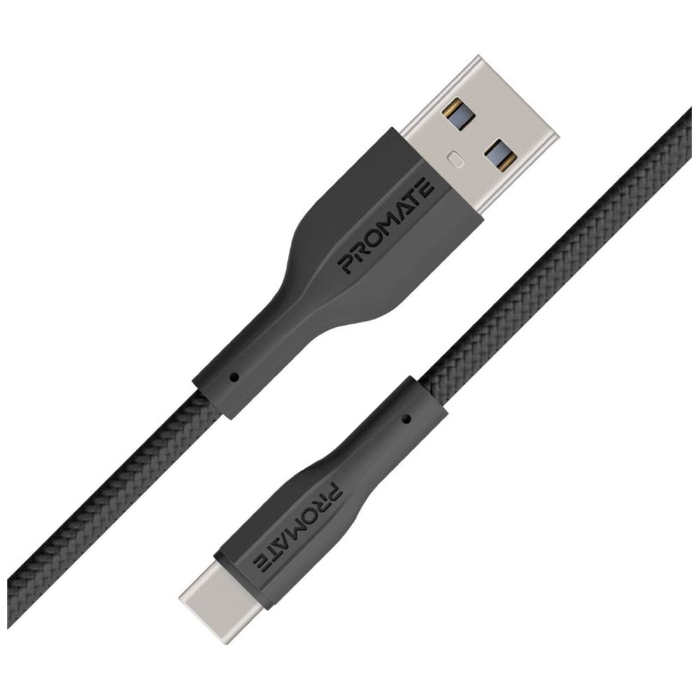 Promate Promate USB-A to USB-C Charging Cable - 1 m - Black 1m – 10,000 IQD Iraq