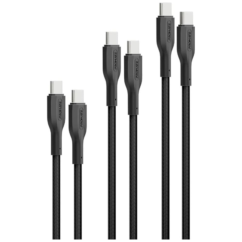 Promate Promate USB-C Charging Cable - 60W - Black 60W – 25,000 IQD Iraq