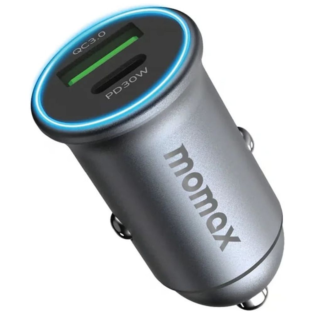 Momax Momax Car Charger - 30W - Black 30W – 9,500 IQD Iraq