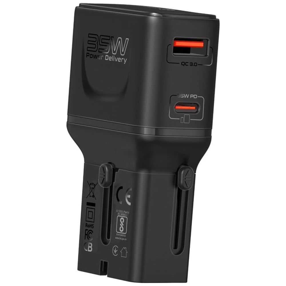 Promate Promate  Wall Charger - 35W - Black 35W – 50,000 IQD Iraq