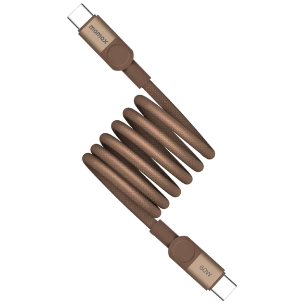 Momax USB-C to USB-C Cable - 60W - 1 Meter - Gold 60W, 1 Meter – 11,000 IQD Iraq