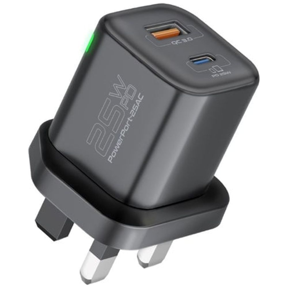 Promate Promate Wall Charger - 25W - Black 25W – 23,000 IQD Iraq